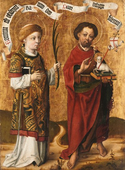Szent István és Keresztelő János alkotó: Master of Liesborn