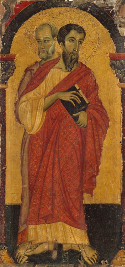 Szent Bertalan és Simon, 1266-75. alkotó: Master of Saint Francis of Assisi