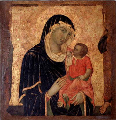 Szűz gyermekkel (Festmény, 1350 körül) alkotó: Master of Santa Maria di Castello