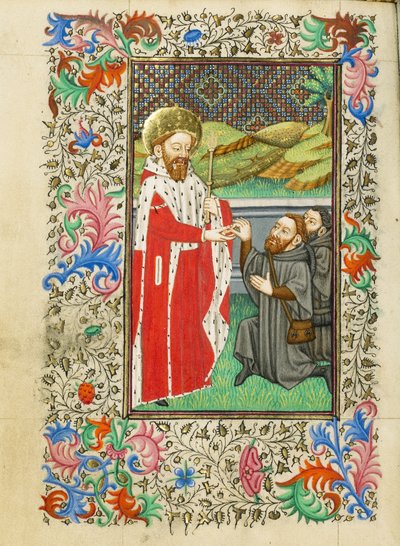 Szent Edward az Inkvizítor alkotó: Master of Sir John Fastolf