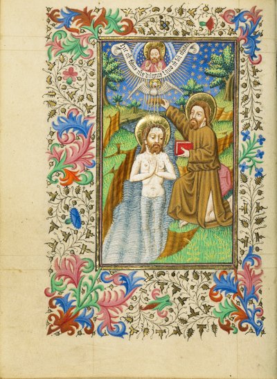 Krisztus megkeresztelkedése alkotó: Master of Sir John Fastolf