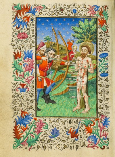 Szent Sebestyén mártíromsága alkotó: Master of Sir John Fastolf