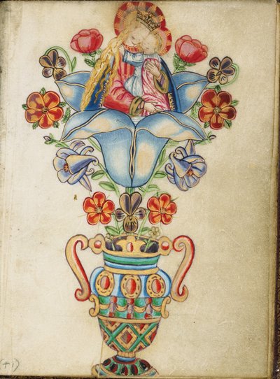 A Szűzanya és a Gyermek egy virág kehelyében alkotó: Master of Sir John Fastolf