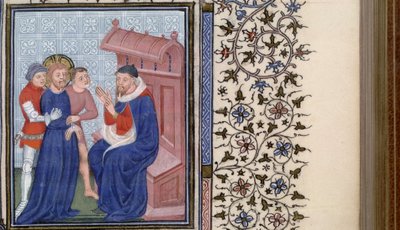 Krisztus Pilátus előtt Órakönyv, 1400-as évek alkotó: Master of Troyes