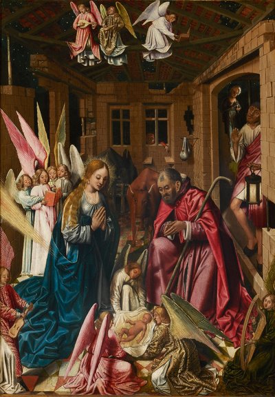 Krisztus születése, 1515-1530. alkotó: Master of West Flanders
