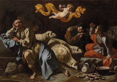 Angyali üdvözlet a pásztoroknak alkotó: Master of the Annunciation to the Shepherds