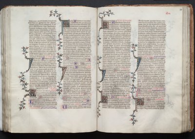 A Gotha Misekönyv: Fol. 100r, Szöveg, c. 1375. alkotó: Master of the Boqueteaux