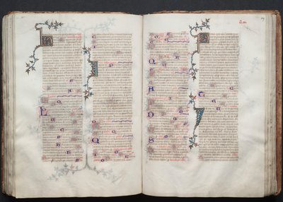 A Gotha Misekönyv: Fol. 109r, Szöveg, c. 1375. alkotó: Master of the Boqueteaux