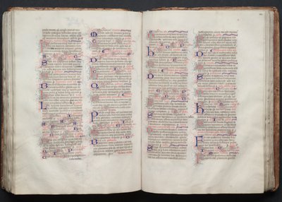 A Gotha Misekönyv: Fol. 112r, Szöveg, c. 1375. alkotó: Master of the Boqueteaux