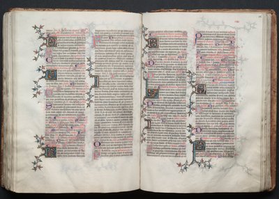 A Gotha Misekönyv: Fol. 115v, szöveg, c. 1375. alkotó: Master of the Boqueteaux