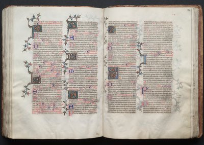 A Gotha Misekönyv: Fol. 121r, Szöveg, c. 1375. alkotó: Master of the Boqueteaux