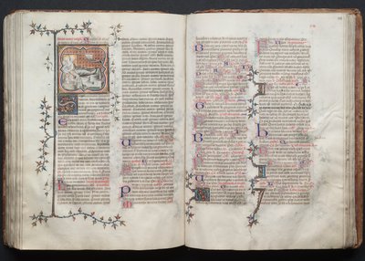 A Gotha Misekönyv: Fol. 123r, Szöveg, c. 1375. alkotó: Master of the Boqueteaux