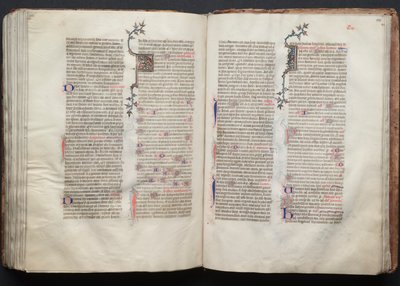 A Gotha Misekönyv: Fol. 134v, szöveg, c. 1375. alkotó: Master of the Boqueteaux