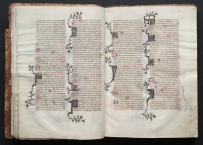 A Gotha Misekönyv: Fol. 15r, Szöveg , c. 1375. alkotó: Master of the Boqueteaux