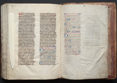 A Gotha Misekönyv: Fol. 164r, Szöveg, c. 1375. alkotó: Master of the Boqueteaux