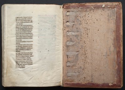 A Gotha Misekönyv: Fol. 164v, szöveg, c. 1375. alkotó: Master of the Boqueteaux