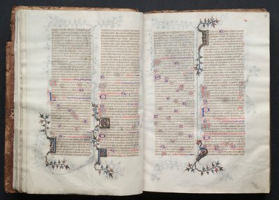 A Gotha Misekönyv: Fol. 17r, Szöveg, c. 1375. alkotó: Master of the Boqueteaux