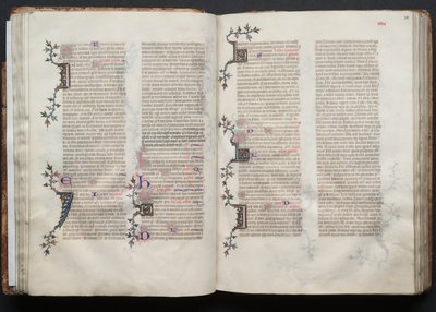 A Gotha Misekönyv: Fol. 38r, Szöveg, c. 1375. alkotó: Master of the Boqueteaux