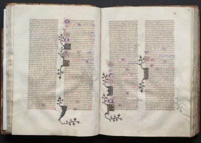 A Gotha Misekönyv: Fol. 40r, Szöveg, c. 1375. alkotó: Master of the Boqueteaux