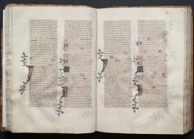 A Gotha Misekönyv: Fol. 42r, Szöveg, c. 1375. alkotó: Master of the Boqueteaux