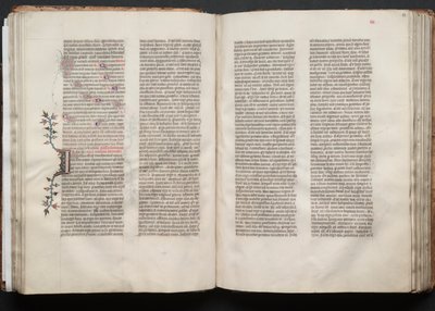 A Gotha Misekönyv: Fol. 52r, Szöveg, c. 1375. alkotó: Master of the Boqueteaux