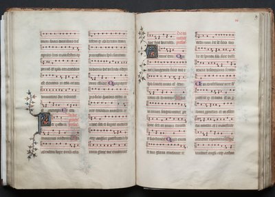 A Gotha Misekönyv: Fol. 59r, Szöveg, c. 1375. alkotó: Master of the Boqueteaux