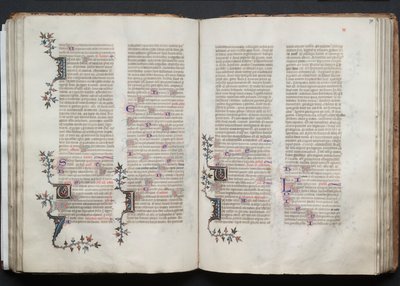 A Gotha Misekönyv: Fol. 71r, Szöveg, c. 1375. alkotó: Master of the Boqueteaux