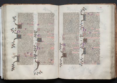 A Gotha Misekönyv: Fol. 76r, Szöveg, c. 1375. alkotó: Master of the Boqueteaux