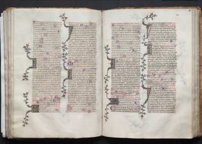 A Gotha Misekönyv: Fol. 81r, Szöveg, c. 1375. alkotó: Master of the Boqueteaux