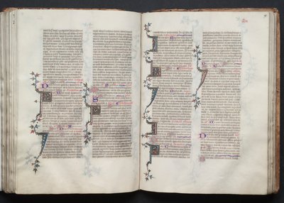 A Gotha Misekönyv: Fol. 98r, Szöveg, c. 1375. alkotó: Master of the Boqueteaux