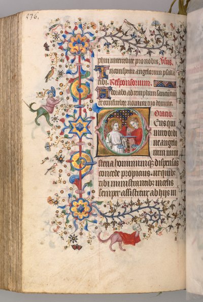 Nemes Károly, Navarra királyának (1361-1425) órái: fol. 262v, Szöveg alkotó: Master of the Brussels Initials and Associates