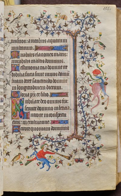 Nemes Károly, navarrai király (1361-1425) órái: fol. 56r, Szöveg alkotó: Master of the Brussels Initials and Associates