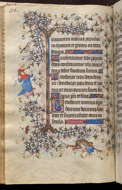 Nemes Károly, navarrai király (1361-1425) órái: fol. 58v, Szöveg alkotó: Master of the Brussels Initials and Associates