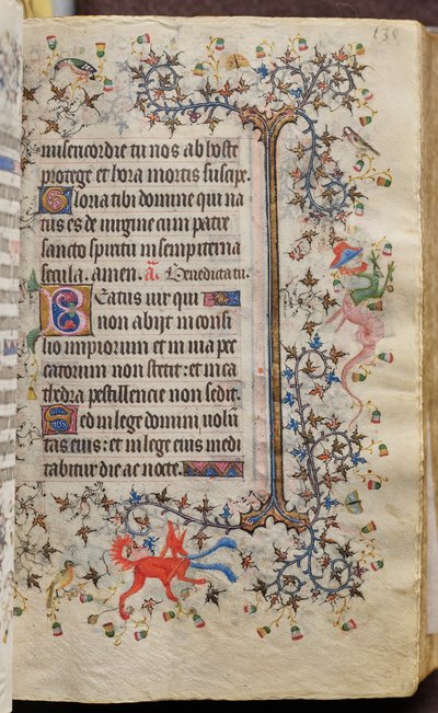 Nemes Károly, navarrai király (1361-1425) órái: fol. 68r, szöveg alkotó: Master of the Brussels Initials and Associates