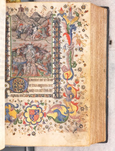 Nemes Károly navarrai király órái 1361-1425: fol. 106r, Utolsó ítélet, c. 1405. alkotó: Master of the Brussels Initials and Associates