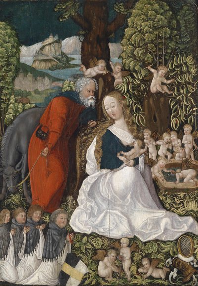 The Rest on the Flight to Egypt, c. 1510 alkotó: Master of the Danube School