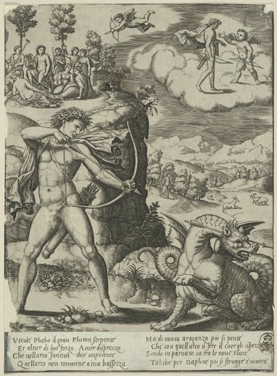 Apollo Slaying Python, első lemez az Apollo és a Daphne történetéből alkotó: Master of the Die