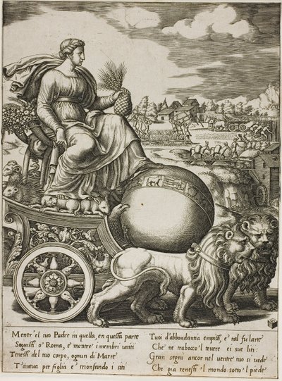 Cybele a szekerén alkotó: Master of the Die