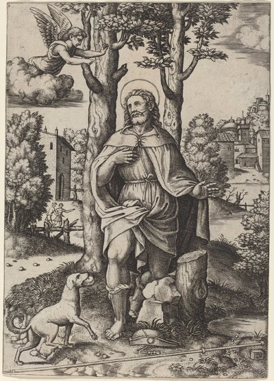 Saint-Roch alkotó: Master of the Die after Follower of Raphael