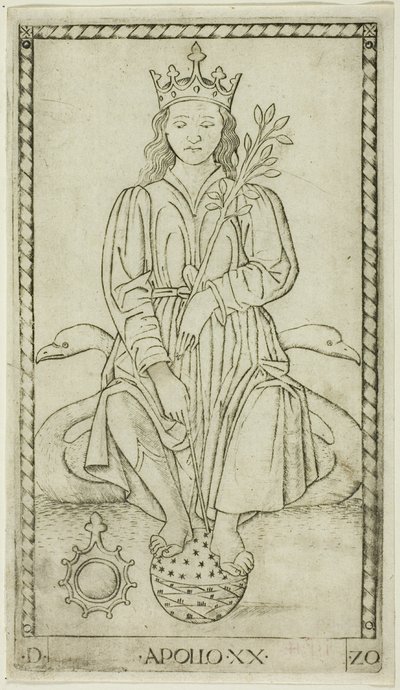 Apollo, 20-as lemez az Apollo and the Muses-tól alkotó: Master of the E Series Tarocchi