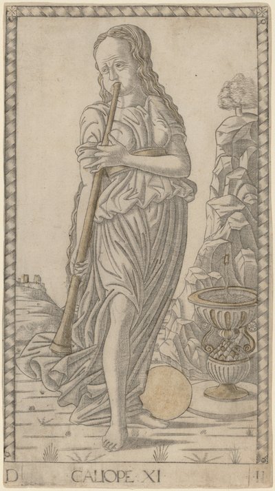 Caliope (Calliope) alkotó: Master of the E Series Tarocchi