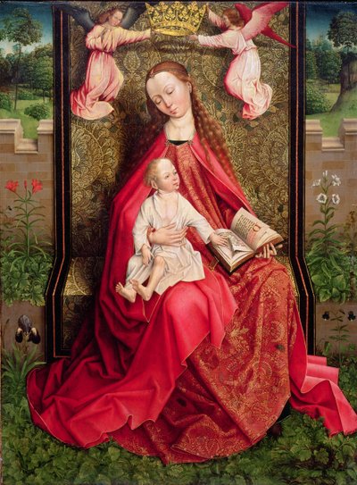 Szűz és Gyermek alkotó: Master of the Embroidered Foliage