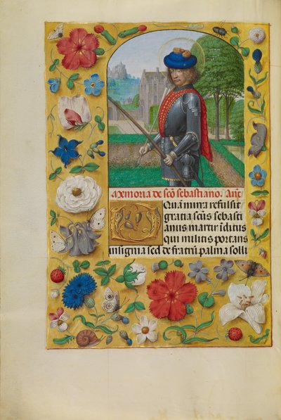 Szent Sebestyén alkotó: Master of the First Prayer Book of Maximilian