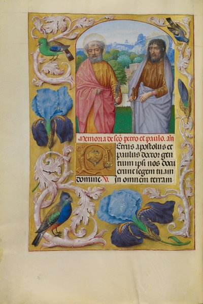 Szent Péter és Pál alkotó: Master of the First Prayer Book of Maximilian