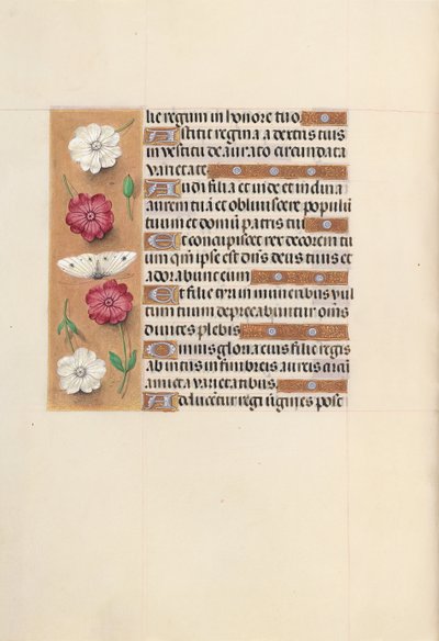 Izabella katolikus királyné, spanyol királynő órái: Fol. 104v, c. 1500. alkotó: Master of the First Prayerbook of Maximillian