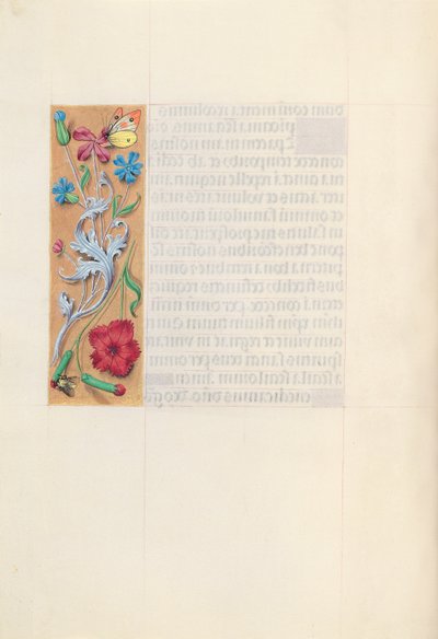 Izabella katolikus királyné, spanyol királynő órái: Fol. 140V, c. 1500. alkotó: Master of the First Prayerbook of Maximillian