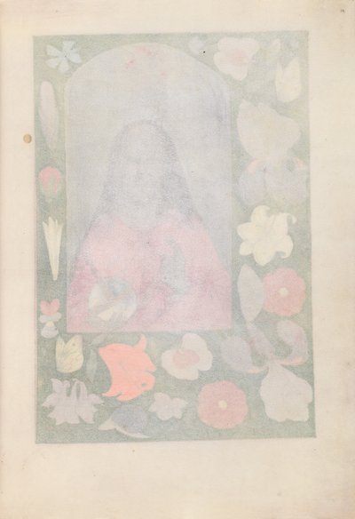 Izabella katolikus királyné, spanyol királynő órái: Fol. 14r, c. 1500. alkotó: Master of the First Prayerbook of Maximillian