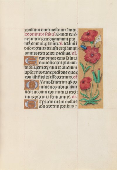Izabella katolikus királyné, spanyol királynő órái: Fol. 158r, c. 1500. alkotó: Master of the First Prayerbook of Maximillian