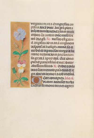 Izabella katolikus királyné, spanyol királynő órái: Fol. 162v, c. 1500. alkotó: Master of the First Prayerbook of Maximillian