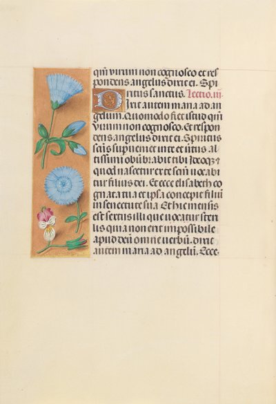 Izabella katolikus királyné, spanyol királynő órái: Fol. 163v, c. 1500. alkotó: Master of the First Prayerbook of Maximillian